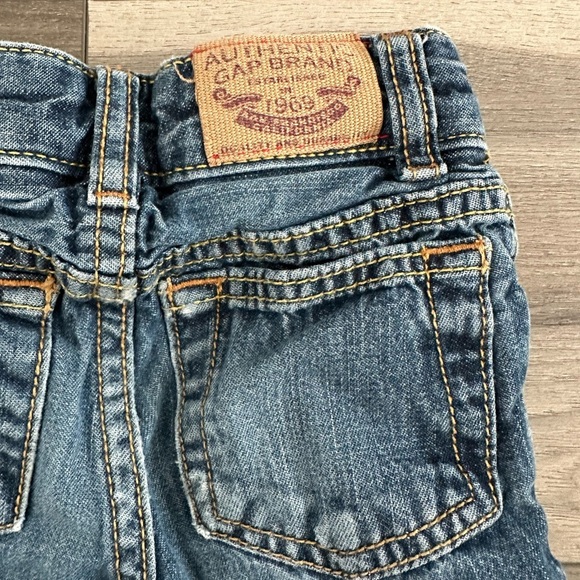 GAP Blue Straight-Leg Jeans Classic Denim - Picture 4 of 4